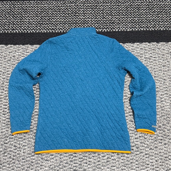 Orvis Fleece Full Zip Puffer Jacket Men’s Sz S Outdoors Hiking Cabincore Casual - Picture 2 of 8